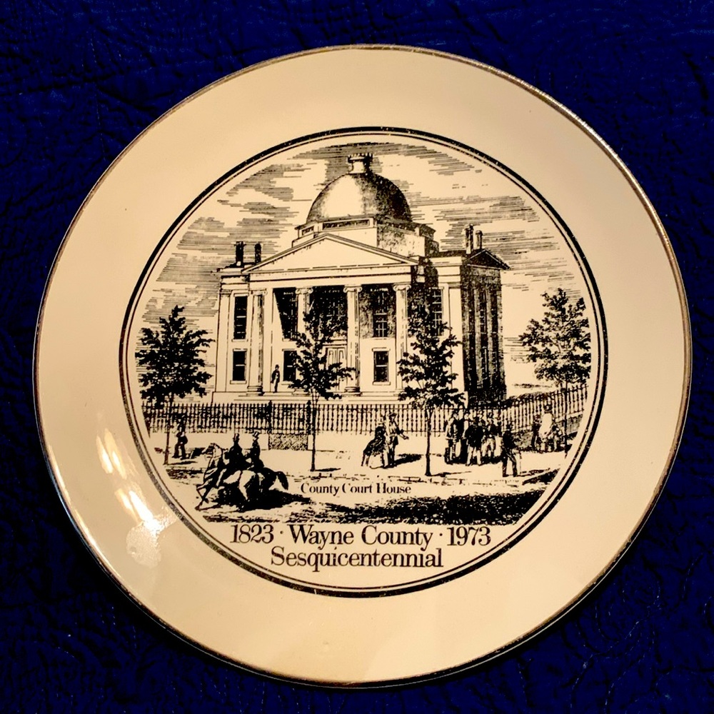 Wayne County Decorative Plate